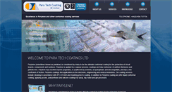 Desktop Screenshot of paratechcoating.co.uk